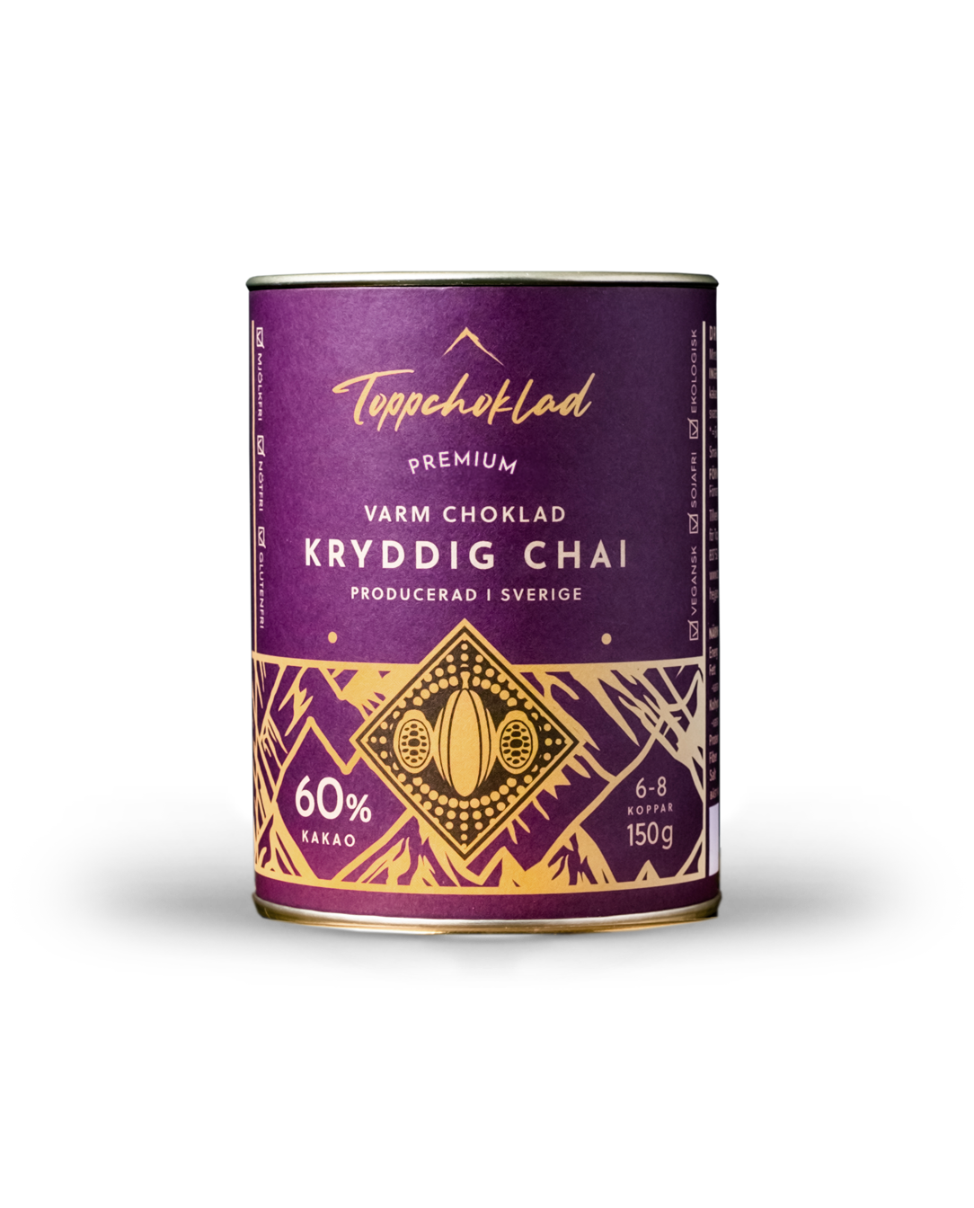 Varm choklad 60% Kryddig Chai