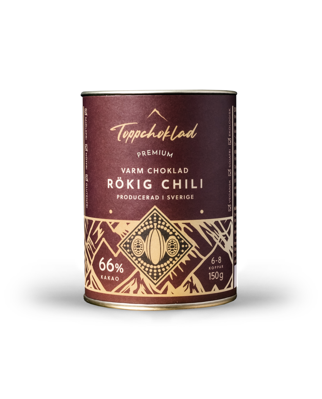 Varm choklad 72% Chili