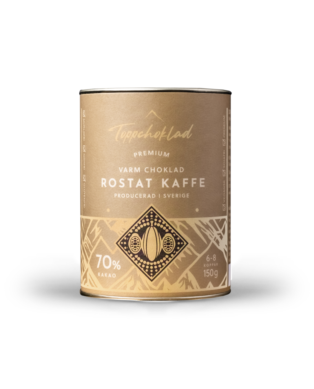 Varm choklad 70% Kaffe